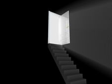 Stairway To The Light. Royalty Free Stock Photo
