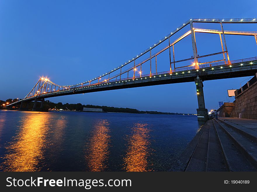The bridge through Dnepr