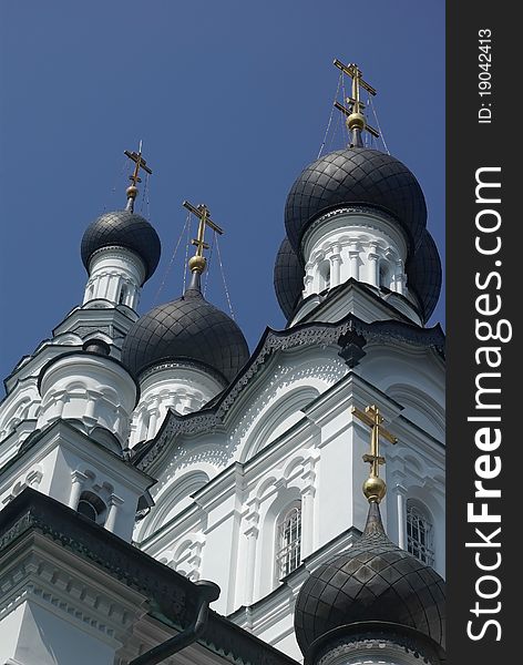 Orthodox cathedral in Zelenogorsk, Saint-Petersburg, Russia