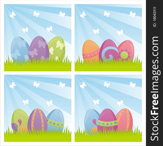 Colorful Easter Backgrounds