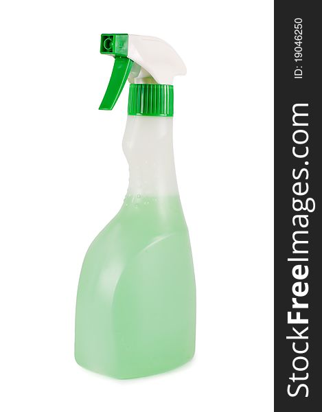 Plastic bottle isolated on a white background