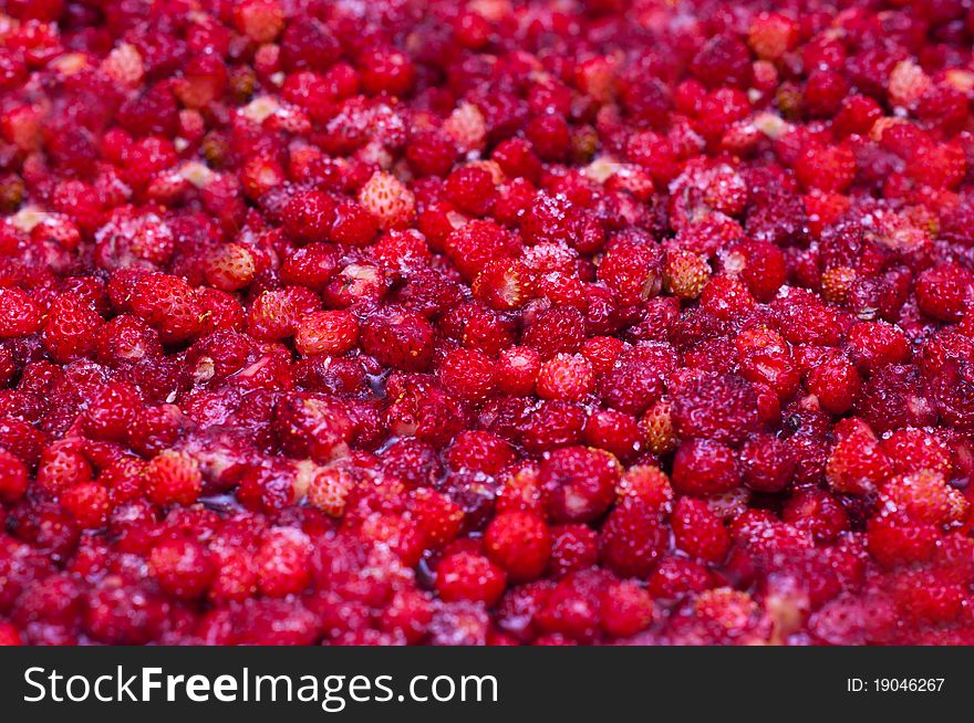 Closeup of fresh berries. background