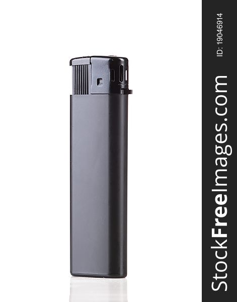 Lighter black isolated on a white