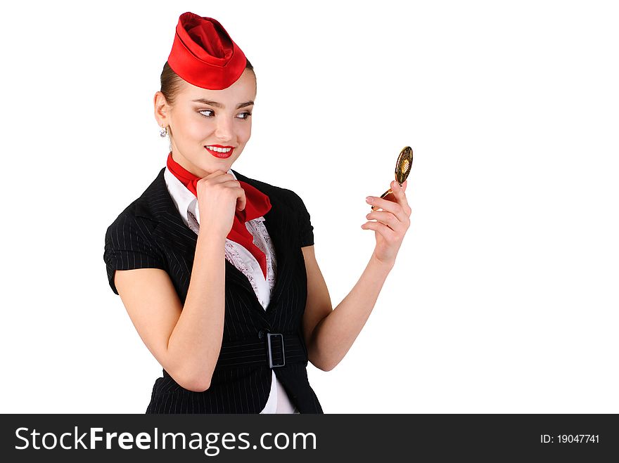 Portrait Of Stewardess