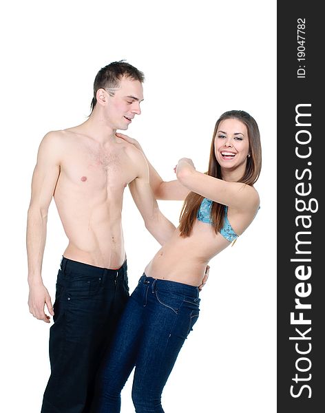 Young Couple Posing