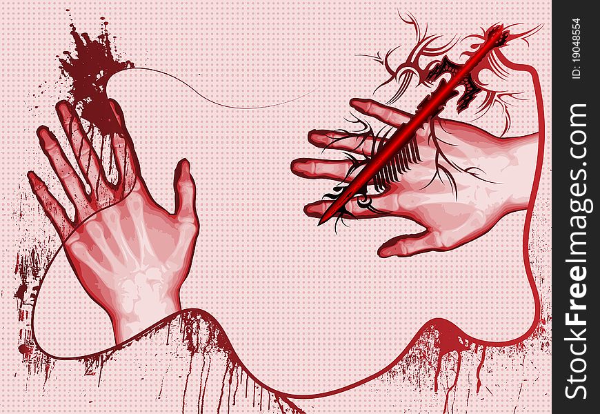 Abstract Bloody background for your text