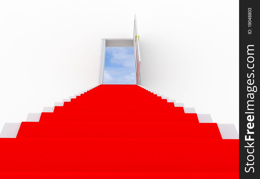 Stairway to solution. Success concept. Stairway to solution. Success concept.