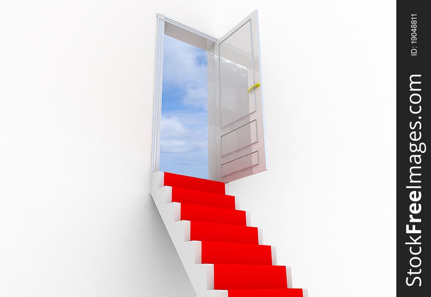 Stairway to solution. Success concept. Stairway to solution. Success concept.