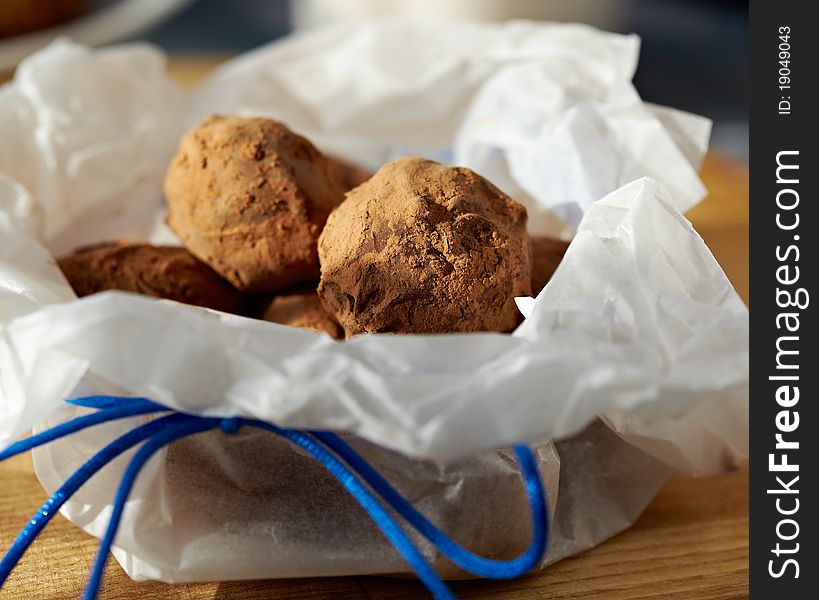 Sweet chocolate truffles (Limited DOF)