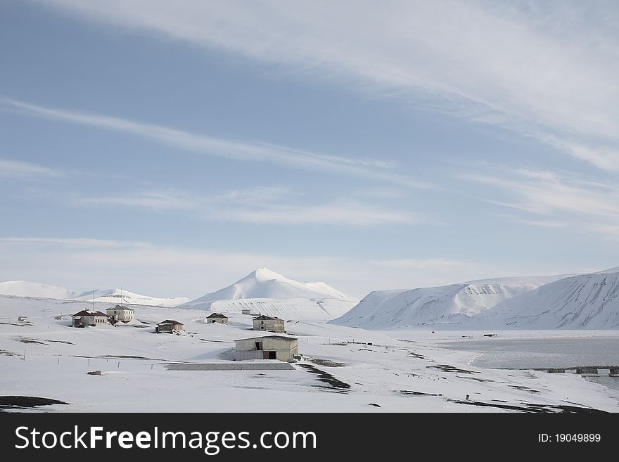 Abandoned Russian Arctic City, Spitsbergen