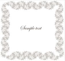 Beautiful Decorative Framework With Flowers. Royalty Free Stock Photography Beautiful Decorative Framework With Flowers. Royalty Free Stock Photography