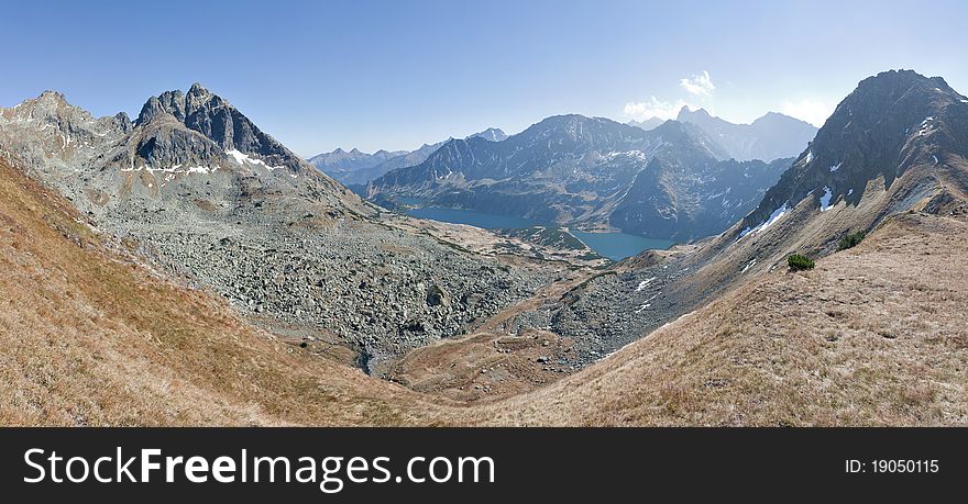 Alipne mountains landscape panorama