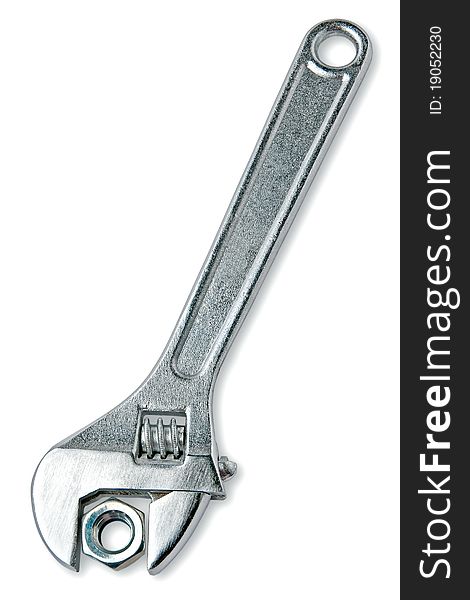 Wrench and nut