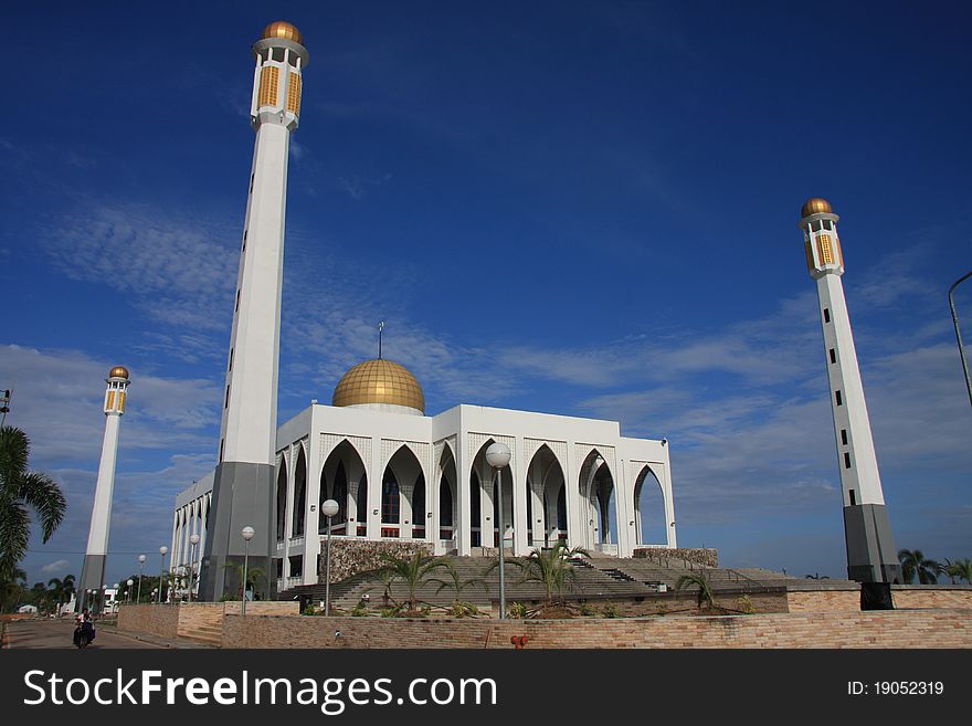 The musjid in Songkhla,Thailand.