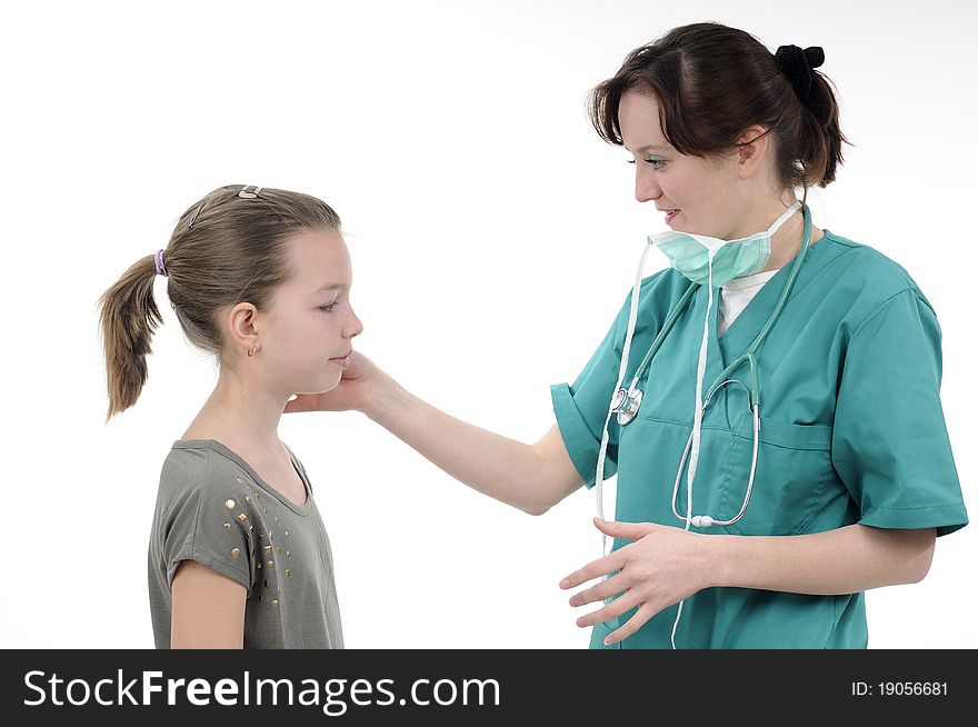 Doctor Examining Girl
