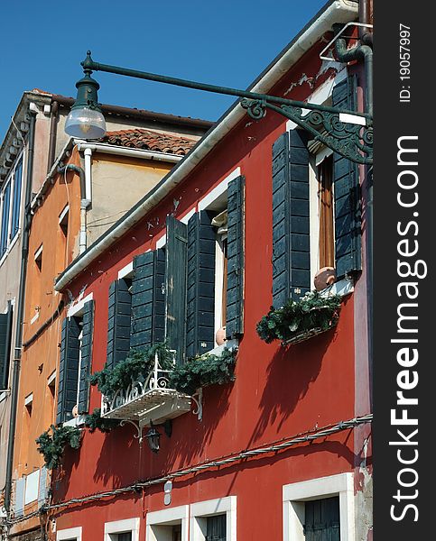 Old Venice Houses,Italy