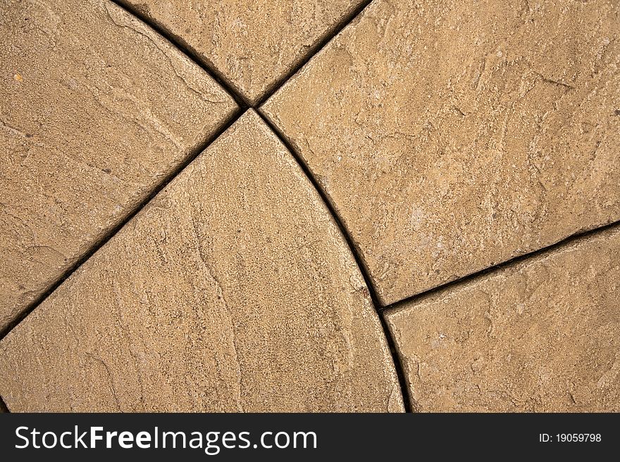 Decorative Stone paving