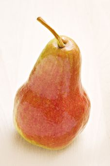 Ripe Pear In Autumn Colors Stock Image Ripe Pear In Autumn Colors Stock Image