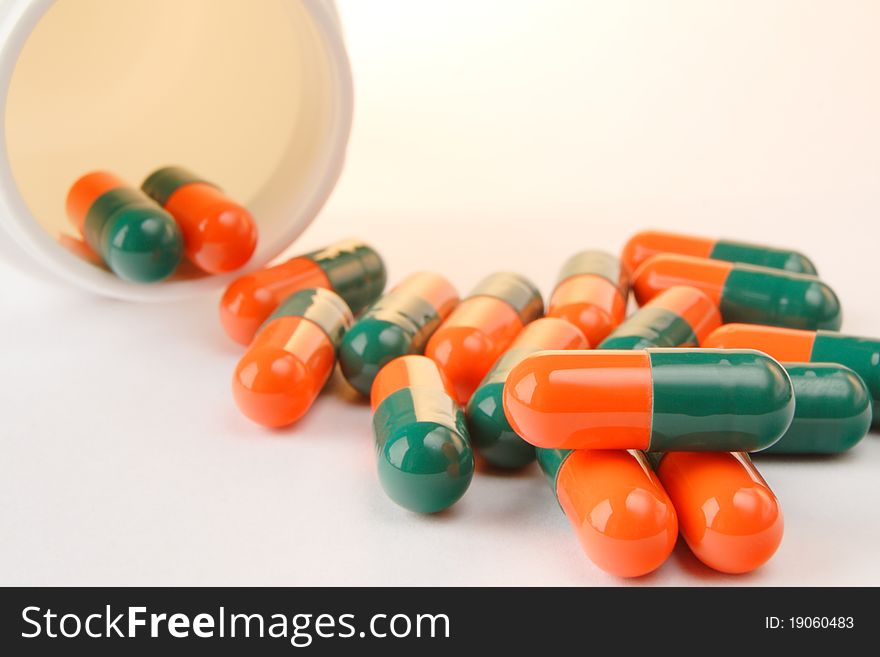 Orange - Green Capsules