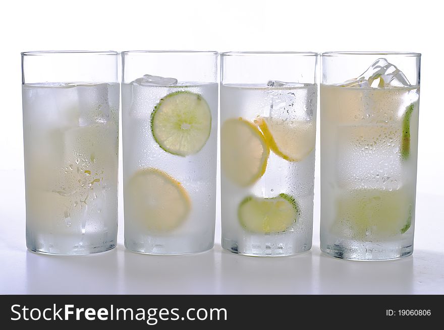 Four Glases of Cold Water