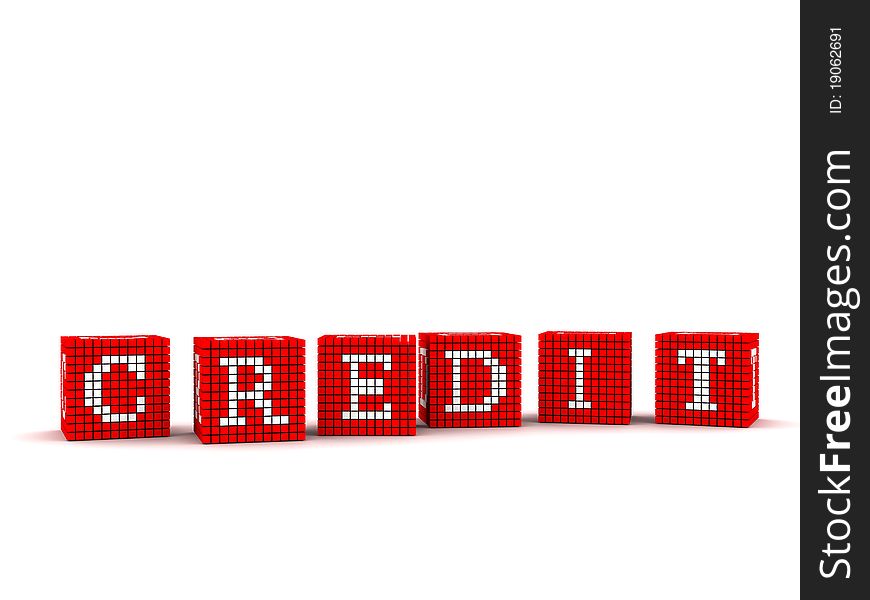 3d Credit Concept Are You Insured