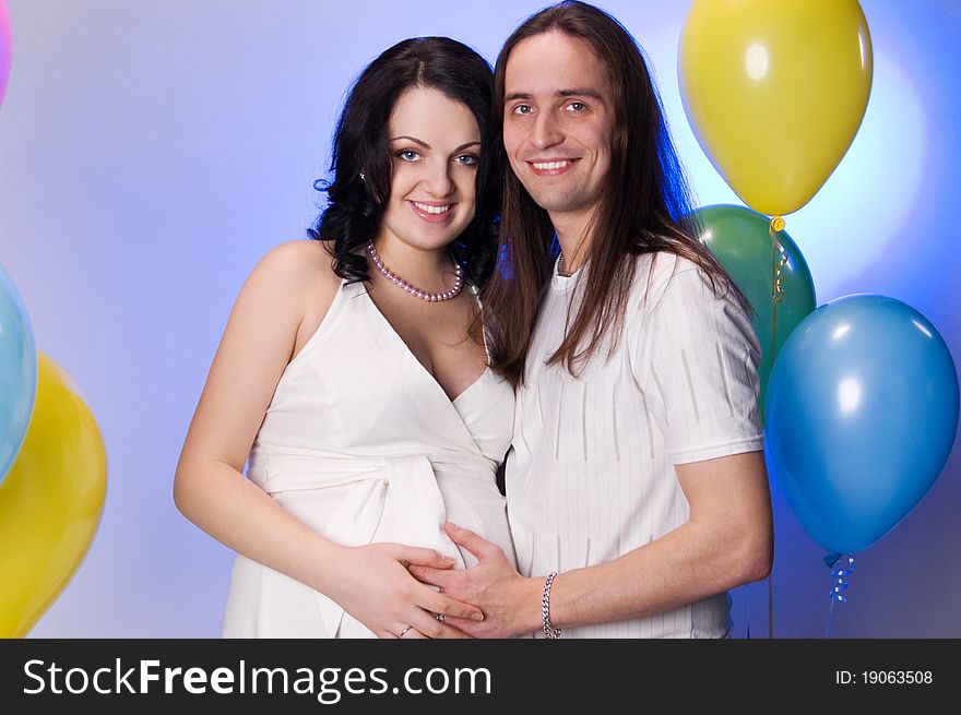 Happy Pregnant Couple