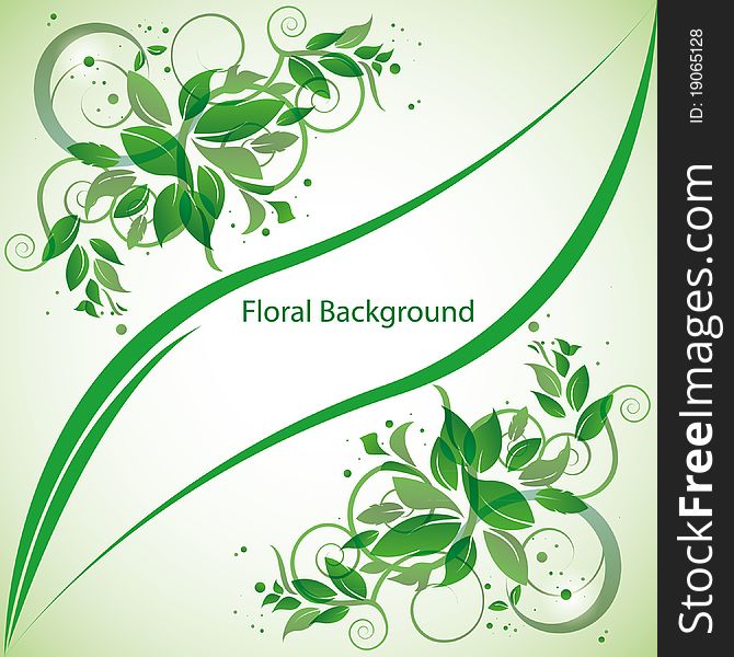 Abstract Floral Background