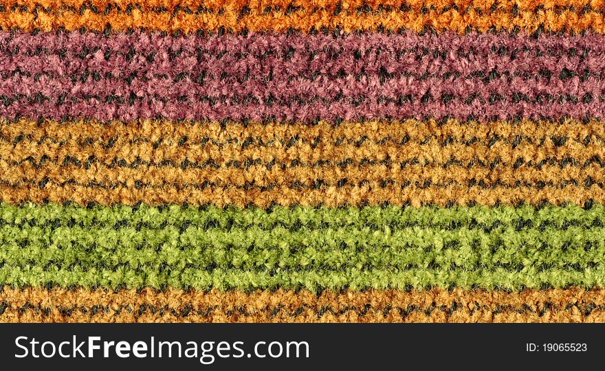 Colorful woven texture for use as a background