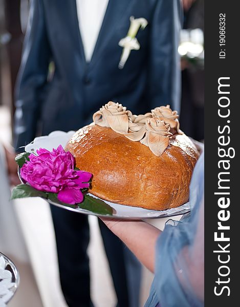 Wedding Bread And Flowers