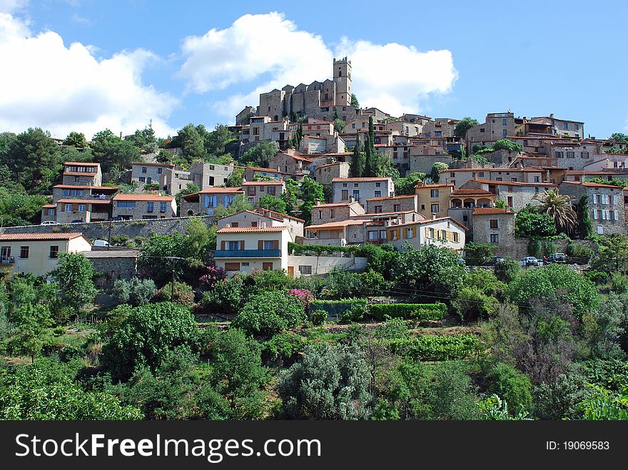 The Village of Eus in Languedoc-Roussillion, France, is listed in 100 beautiful villages of France