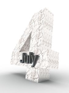 Independence Day Of  Monument Stock Images
