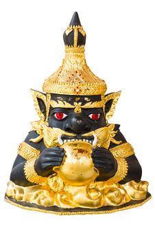Rahu Isolated On White Background Stock Images