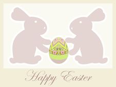 Easter Greeting Card Stock Photos
