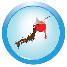Bleeding Japan Royalty Free Stock Photography Bleeding Japan Royalty Free Stock Photography