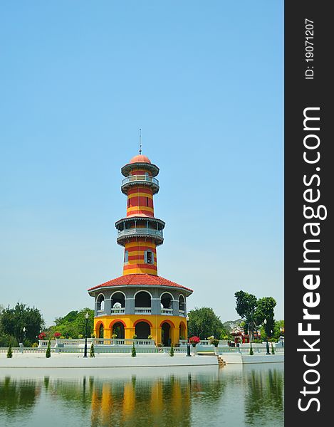 Tower in Bang Pa In Palace