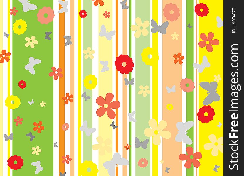 Colorful background with multicolor flowers. Colorful background with multicolor flowers