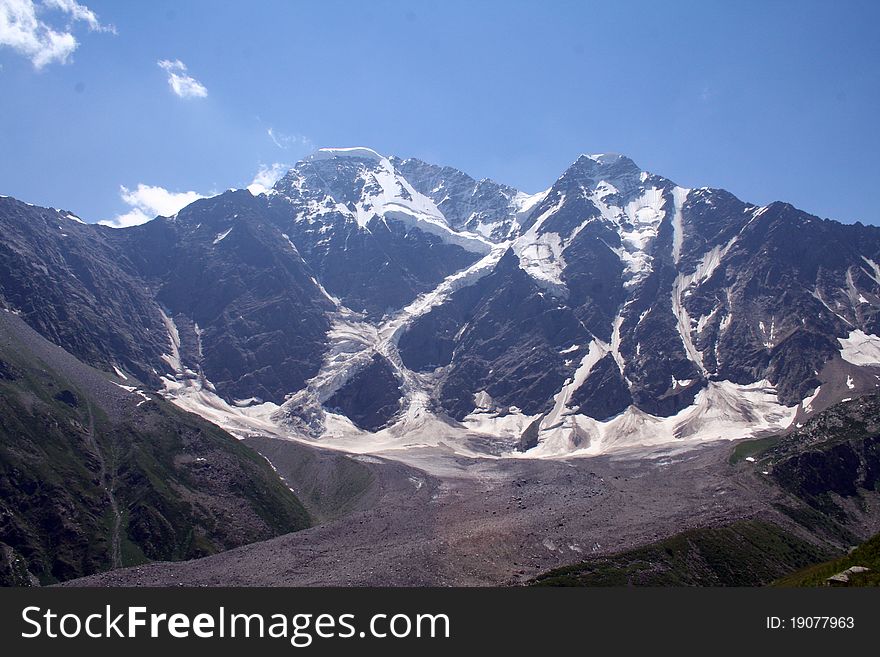 Russia. Caucasus. Kabardin-Balkarian repulic. Glacier Seven.