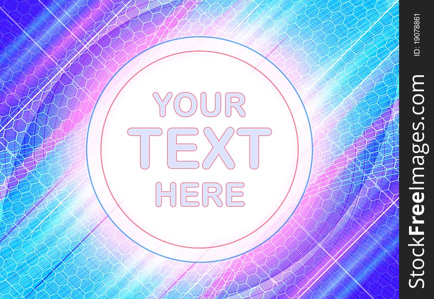 Background with round shape on center with white space to place your text. Background with round shape on center with white space to place your text.