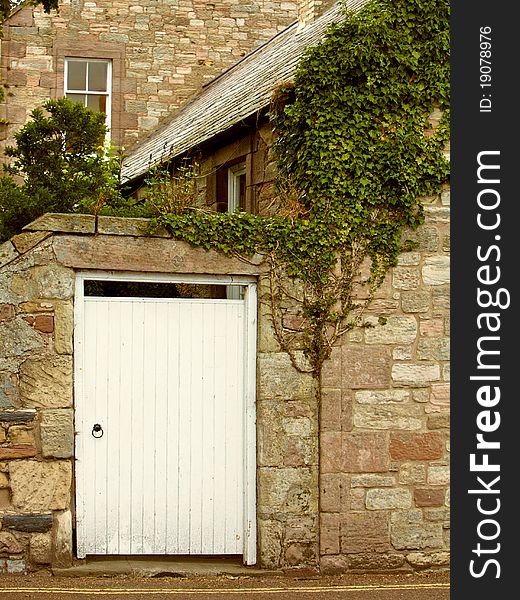 Entrance door, England or Scotland