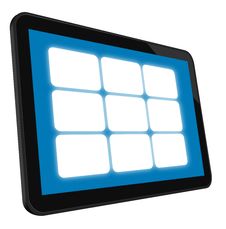 LCD Touch Screen Tablet Royalty Free Stock Photos LCD Touch Screen Tablet Royalty Free Stock Photos