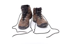 Hiking Boots Royalty Free Stock Photos
