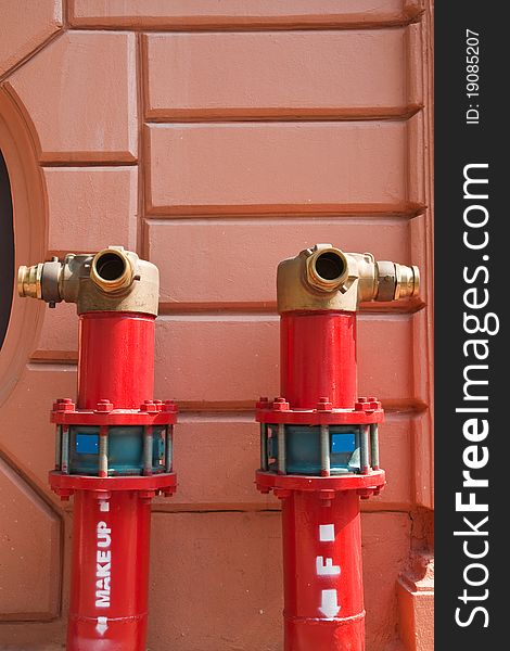 Water supply point for fire protection