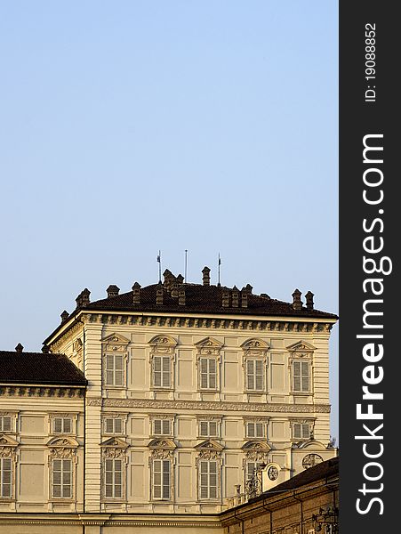 View of torino,beautiful city in italy