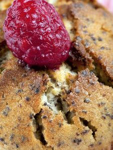 Raspberry Muffin Royalty Free Stock Photography Raspberry Muffin Royalty Free Stock Photography