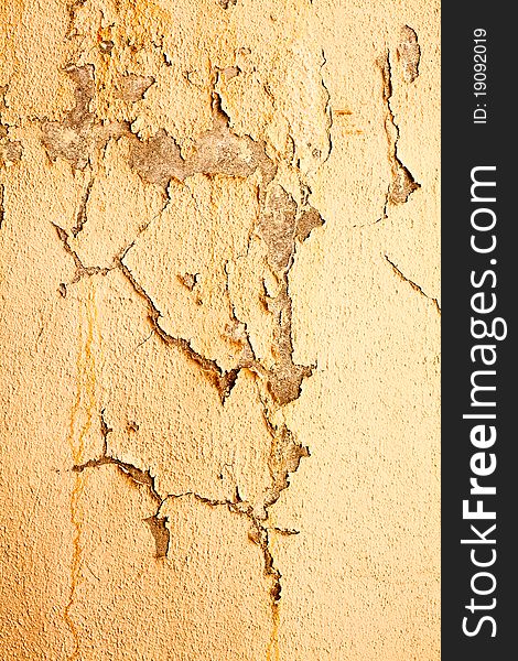 Yellow grunge wall texture. hight resolution