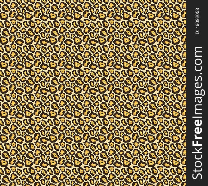 Seamless leopard Pattern design background
