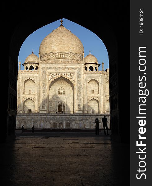 Photo of the famous Taj Mahal, Agra, India. Photo of the famous Taj Mahal, Agra, India.