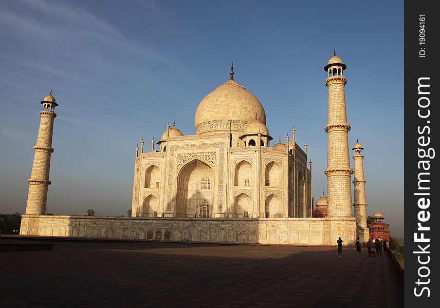 Photo of the famous Taj Mahal, Agra, India. Photo of the famous Taj Mahal, Agra, India.