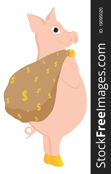 Pig piggy bank wealth riches