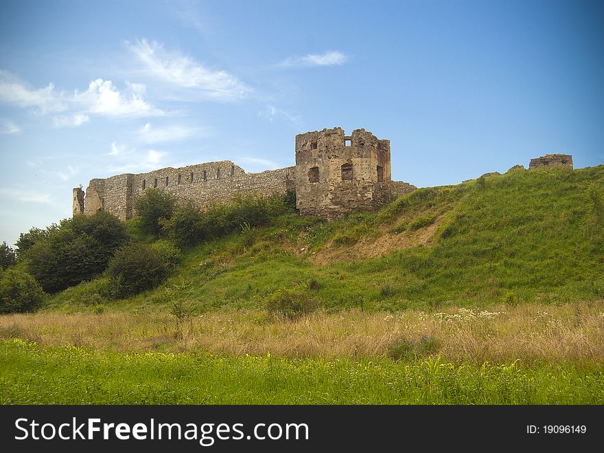 Ruins of an old fortification castle. Ruins of an old fortification castle